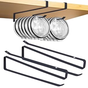 Mecyfaty Becherdeckel-Organizer für Schrank, 2 Stück