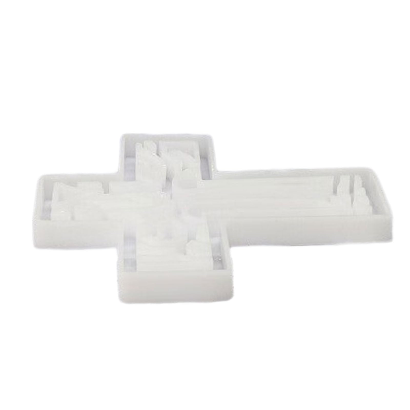 hogtnd Elegant Hollow Crossed Silicone Mould for Craft Projects, Resin, Cement, Plaster and Home Decoration, Candle Casting, Use Craft Silicone Mould