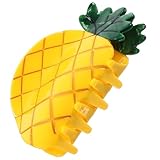 DECOMELODY Fruchtklauenclip Ananasform Dekorative Haarklammer für Leichtes und Pflegeleichtes Material Sicherer für Haartypen für Stylische Frisuren