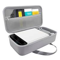 Khanka für Liene PixCut S1 | All-in-One Fotodrucker, Aufkleberdrucker und Schneidemaschine Hartschalenetui, Tragetasche mit Tasche für Liene PixCut S1 Zubehör, Nur Hülle