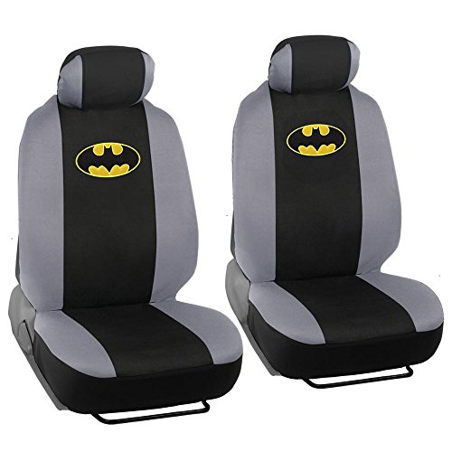 Warner Brothers Batman Seat Cover, Rubber Floor Mat For Car - Universal Fit Auto Accessories #TOP1