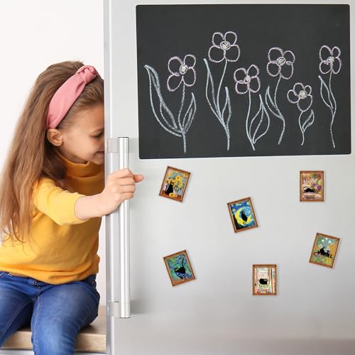 Imanes decorativos rectangulares para refrigerador x6 miniatura 7