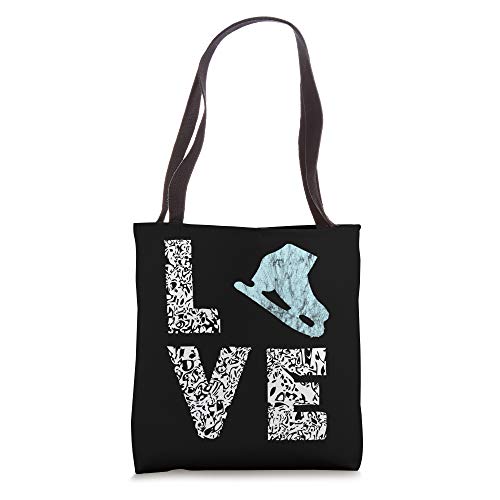 Ice skating shoes figure skating ice skater rink skate tote bag