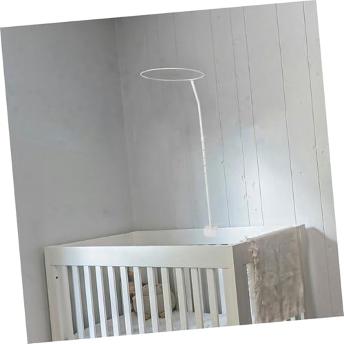 Accessoire de filet de lit et support de lit baldaquin à clipser avec anneau de support - 2 ensembles - 5