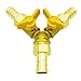 Metaland Brass 3 Way Shut-Off Valve, 5/16