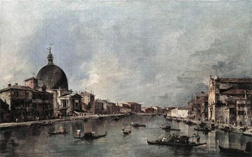 Poster Francesco Guardi le Grand Canal pour illuminer un bureau élégant