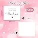 50 PCS Thank You Cards Multipack, Thank You Cards Appreciation Card for Teather,Graduation,Small Business,Holiday Gifts 3.5x5 inches (3.42 X 2.91 inches)