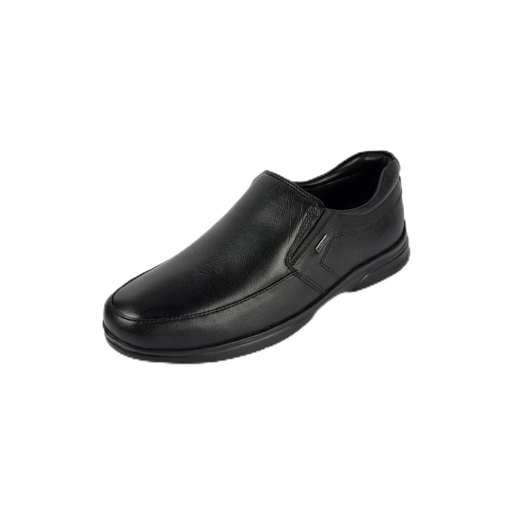 Mochi Men's Slip On Formal Shoes - Black