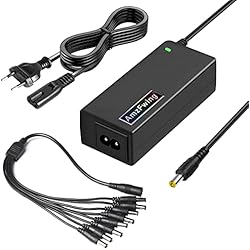 Qsee Camaras Amzfwing 12v CCTV Ballast Cámara de Seguridad, DC 12 voltios 5a AC CCTV Adaptador de alimentación DVR Sistema de vigilancia lorex Samsung q-See Night Owl Swann annke Cámaras.