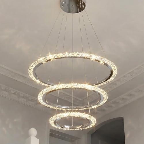 Rectangle LED Chandelier, 𝐋𝟑𝟗.𝟒" Modern Gold Chandelier Light fixture, Height Adjustable Oval chandeliers Contemporary Pendant Ceiling Light for Dining Room Living Room Kitchen Island Bar by 7PMBEANE - Used condition - US$209.86
