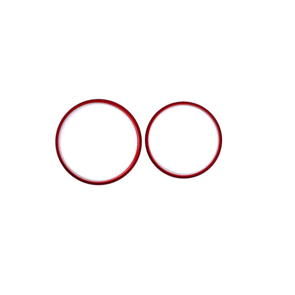 Car Front Rear Logo Decoration Cover Ring Trim Hood Emblem Ring for 2013-2019 BMW 3 Series 320Li 328Li 316/BMW 4 Series M3 M4 (red)