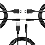 SN-RIGGOR 3-Pack 3.3ft USB to DC 2.5 x 0.7mm Power Jack Charging Cable DC Barrel Jack Power Cable USB to 2.5mm x 0.7mm Barrel Power Adapter dc to USB Converter USB to dc Power Cable USB to DC