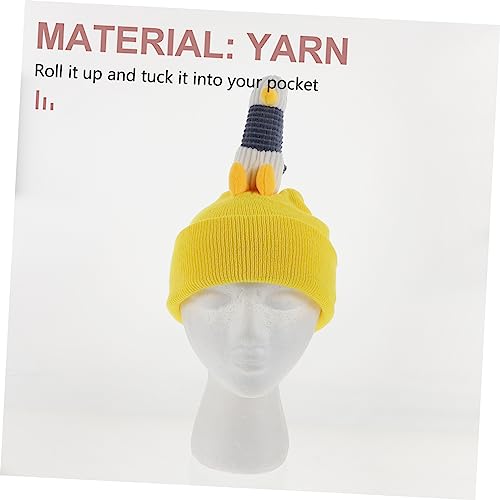 Suministros de esquí de invierno: cubrecasco elástico de hilo amarillo para evitar arañazos. 5