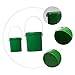 Fishing Bait Bucket 2pcs Worm Bucket Plastic Storage Box para Guardar Plastic Container Container with Lid Bucket Green Fishing Tool Live Lures Bucket