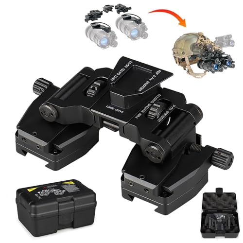 SUZLAZYR PVS-14 Binocular Bridge NVG Mount Light Weight Night Vision Goggles Night Vision Adapter for PVS 14 Night Vision Binoculars Monocular Or Binocular