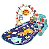 Éducation précoce: Baby Gym peut être utilisé pour les bébés de 0 à 36 mois pour jouer..Il a une variété de façons différentes de jouer, de créer une aire de jeux exclusive d'un bébé, ce qui facilite la prise en charge de leurs bébés et la promotion de la coordination et de la finesse et de la finesse sensorielles et physiques des enfants..Motor de motricité, stimulez la curiosité et l'imagination..Baby Gym Baby Play Gym