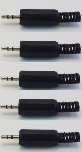 CES Plug estéreo 2.5 mm 3 conductores plástico 5 unid miniatura 1