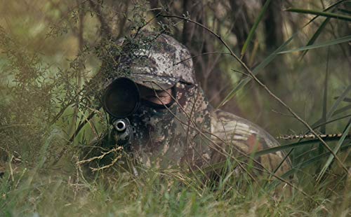 Image of DOWN UNDER OUTDOORS Camo Hunting Face Mask in Lightweight Breathable Sheer Mesh for Warm Weather, Adjustable for Men, Women and Kids