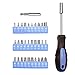 CARTMAN 126-Piece Home Tool Set Kit, Basic Household Hand Tools with Storage Case Blue