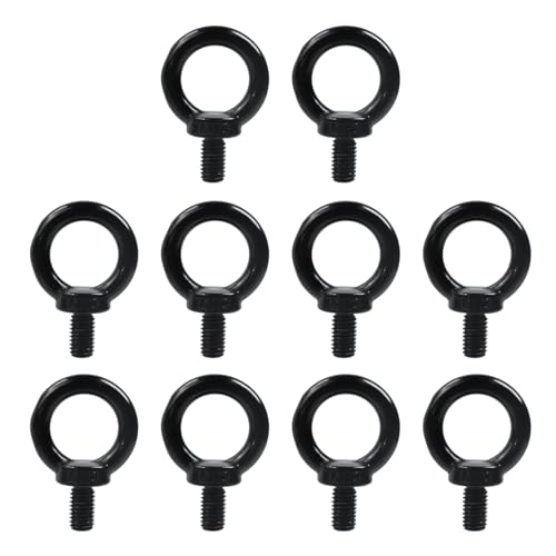 Image of Antrader M10 Lifting Eye Bolts,10Pcs Stainless Steel Machinery Shoulder Lifting Eye Bolt