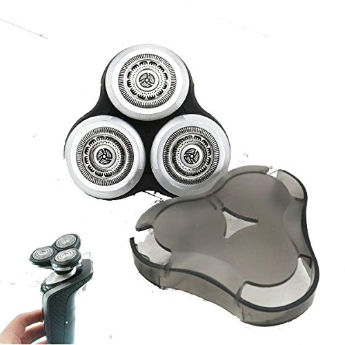 Cabezal de afeitar eléctrica de repuesto para afeitar, compatible con Phi Lip RQ10 RQ11 RQ12 Series
