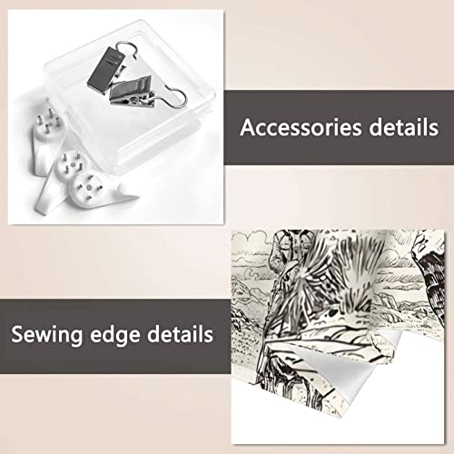 Eagsts Western Wild West Landscape Illustration Mountains Cowboys Desert Cactus Plants Tapestry Country Home Wall Hanging Bedroom Living Room Dorm House Patry Decor Decorations Tapestry 60X51 Inches #TOP2