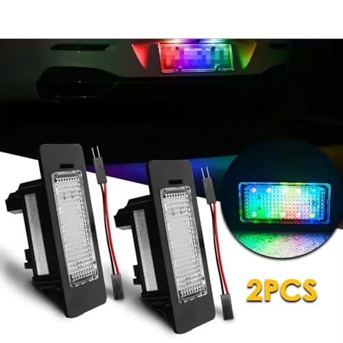 Luces de matrícula trasera para coche Serie 1 E82 E88 compatibilidad exacta modelos 2008 a 2013 3