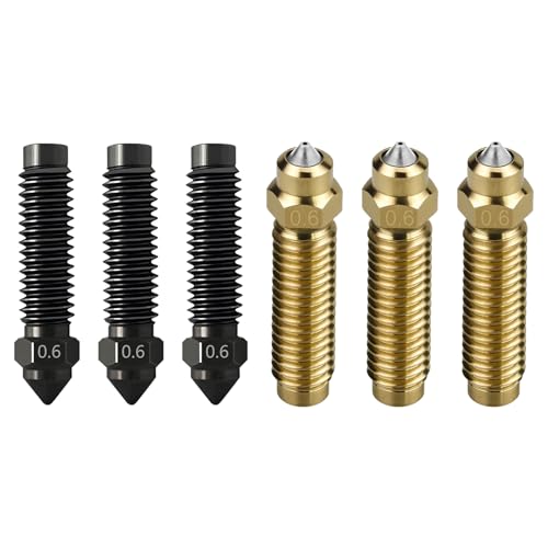 Buses Hotend en alliage contre le colmatage : kit multi-taille 0.2mm à 0.8mm haute précision