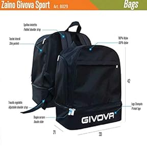 GIVOVA ZAINO SPORT BLU