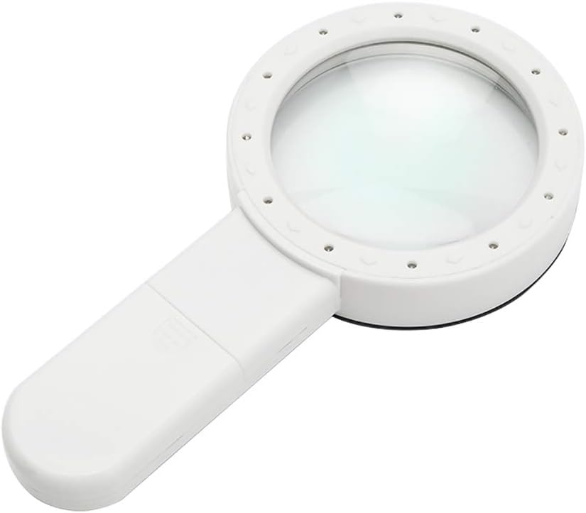 Magnifying glass 30 high times with LED lights 100MM handheld optical