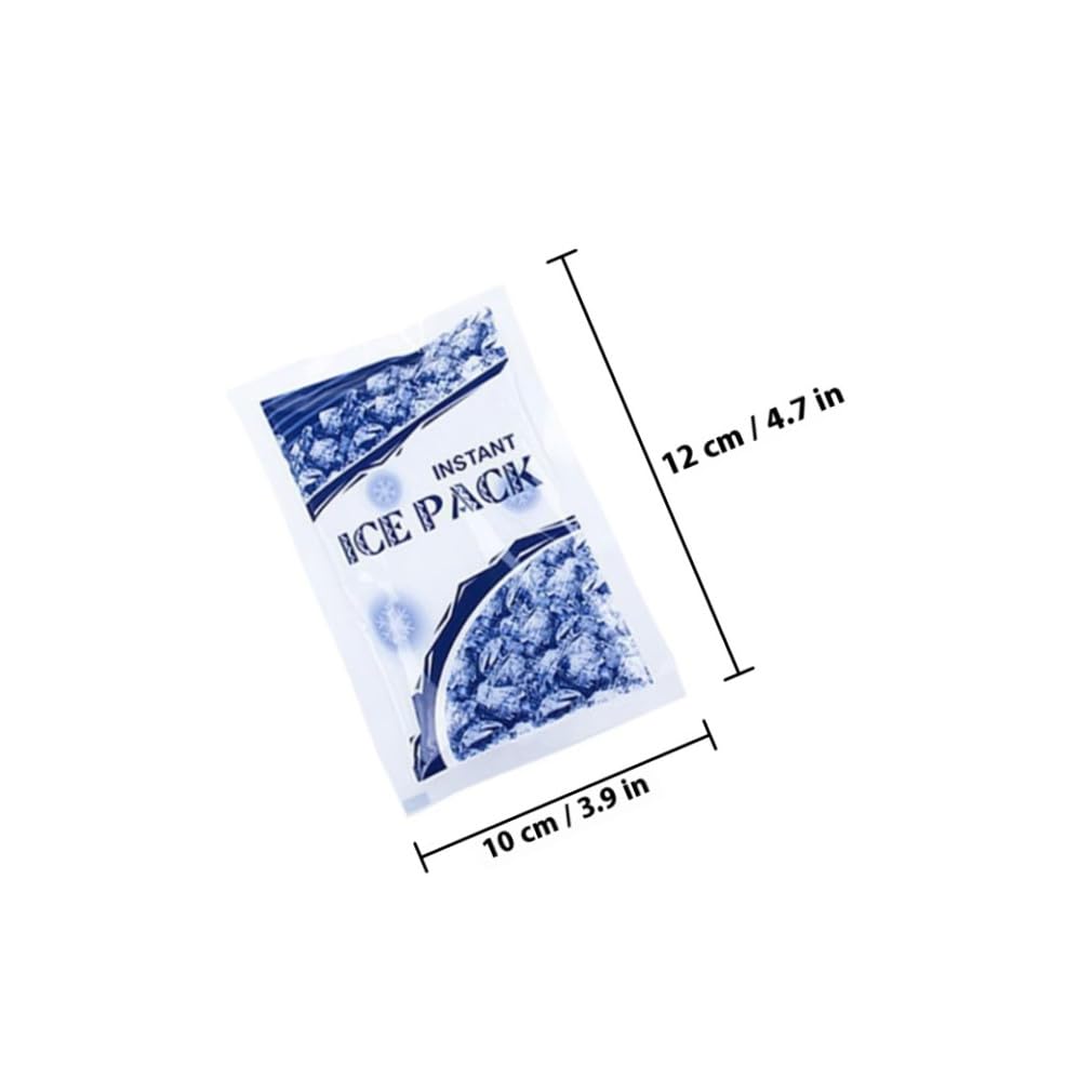 Baluue Instant Ice Packung Einweg Eisbeutel 8 Stück mit Sofortiger Kühlung Leichte Eisbeutel aus Eiskristallen für Verletzungen an Oberschenkeln und Hüfte im Outdoor und Indoor Bereich