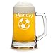 polar-effekt Bierkrug Personalisiert mit Gravur eines Namens - Bierseidel Geschenk zum Geburtstag Geschenkidee mit - Motiv Fussball 0,5l