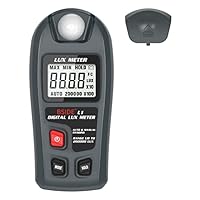 BSIDE L1 Luxmeter Digital Belichtungsmesser 0-200.000 Lux, Handheld Beleuchtungsstärke Lichtmesser mit Daten Halten Lux Messgerät für Fotografie Pflanzen LED