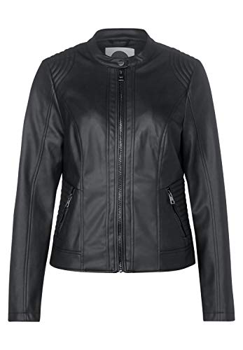 Preisvergleich Produktbild Street One Damen 211123 Kunstlederjacke, Black, 38