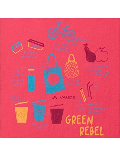 VAUDE Kids Lezza T-Shirt, Rosa Acceso/Arctic, 140