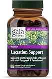 Gaia Herbs Lactation Support - Supports Healthy Production of Breast Milk in Nursing Mothers* - with Fenugreek Seed, Fennel Seed, and Raspberry Leaf - 120 Vegan Liquid Phyto-Capsules (40-Day Supply)