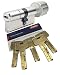 Produktbild ABUS Bravus.3000 MX Knaufzylinder mit Sicherungskarte und 5 Schlüssel, Länge (a/b) 45/K45mm (c=90mm) K=Knaufseite, modulare Bauweise MX erhöhter Bohr/Zieh- u. Abreißschutz