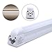 Produktbild 4 Stücke Auralum LED Röhre 60 cm,8W, 810 LM, Neutralweiß 4000~4500K, 48 x SMD3535, T5 LED Tube, LED Leuchtstoffröhre mit milchigem Lampenschirm, 50,000 Stunden Lebensdauer