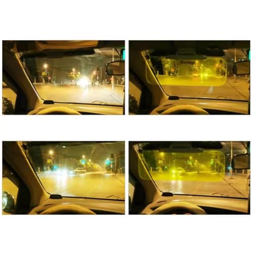Extension De Pare-soleil De Voiture, 2 En 1 En Verre Transparent Antireflet Pour La Conduite De Jour Et De Nuit