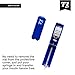 1ml U-100 disposable syringe T1me Vial Syringe Insulin Filling Support (BD Micro-Fine and other insulin syringe), Insulin transfer device for diabetes, Bottle Protector Case, Vial Holder (Blue)