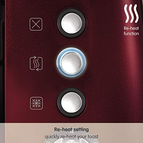 Morphy Richards Evoke 4 Slice Toaster 240108 Red Four Slice Toaster Red Toaster