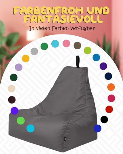 PATCH HOME Lounge Sessel XXL Gamer Sessel Sitzsack Sessel Sitzkissen In & Outdoor geeignet fertig...