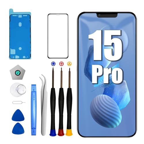 Écran LCD pour iPhone 15 Pro de 6,1 pouces avec bloc numériseur