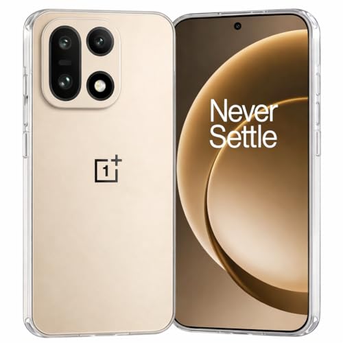 Image of Sleek Hybrid Clear Back Cover for OnePlus 15 5G | Impact-Resistant Protection | Hard Transparent Case for OnePlus 15 5G