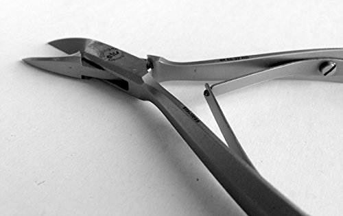 HiTech Design Eckenzange Nagelzange Griffige Präzision für die Fußpflege, Zange 13cm