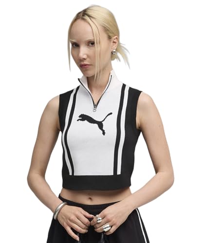 PUMA Future.Puma. Archive Pull pour femme, Noir/blanc, M