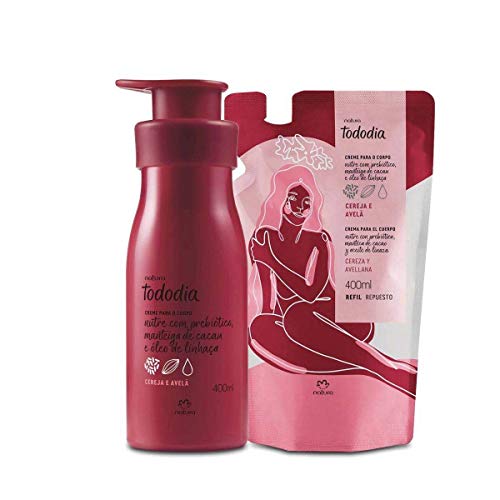 Creme Desodorante Nutritivo para o Corpo Cereja e Avelã Tododia+Refil Promoção