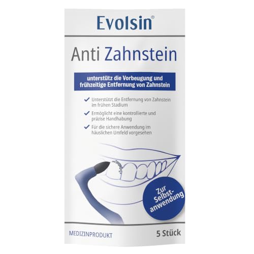 Evolsin Anti Zahnstein Zahnsteinentferner für Menschen zur Zahnpflege & Zahnreinigung Zahnreinigungsset für zu Hause 5 Stück