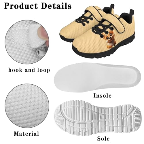 Girls Boys Dog Running Sneakers Lightweight Hiking Tennis Fitness Training Shoes for Little Kid4