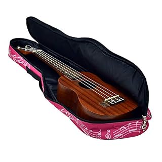 21 in Sac à dos pour ukulélé imperméable Oxford avec bandoulière réglable avec ukulélé avec capo ukulélé- rose - Les Beatles, Paul McCartney, John Lennon, RIngo Starr, George Harrison 21 in Sac à dos pour ukulélé imperméable Oxford avec bandoulière réglable avec ukulélé avec capo ukulélé- rose – Image 3